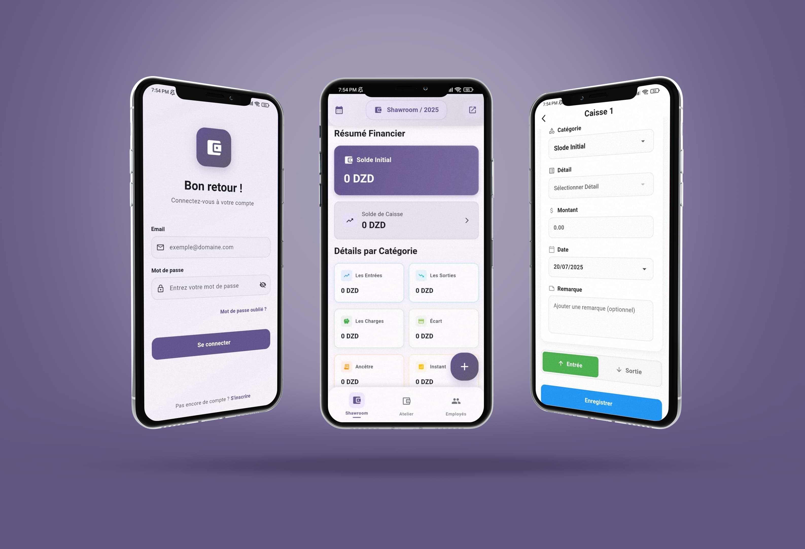 Caisse - Financial Management Dashboard